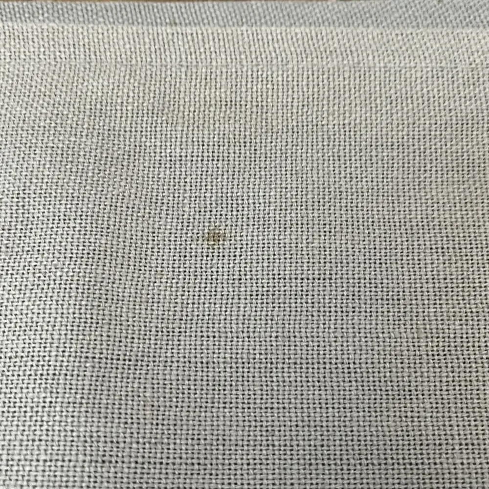 2 West Elm Gray Linen Blend Grommet Curtain Panels 48x96in